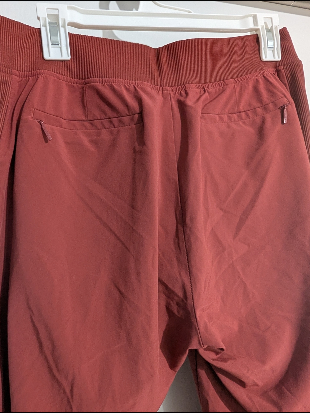 Athleta Women's Rust Red Track Pants - Picture 5 of 6